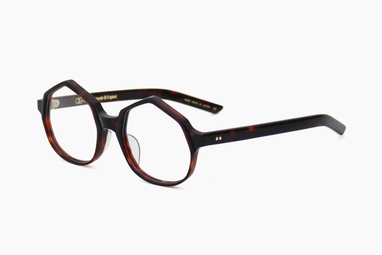 POLYOVAL - Dark Tortoiseshell｜OLIVER GOLDSMITH