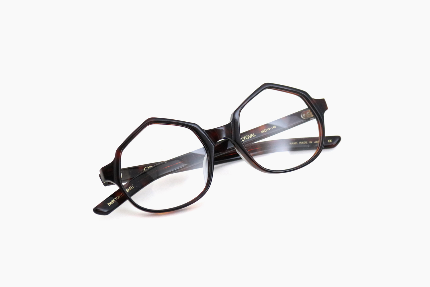 POLYOVAL - Dark Tortoiseshell｜OLIVER GOLDSMITH