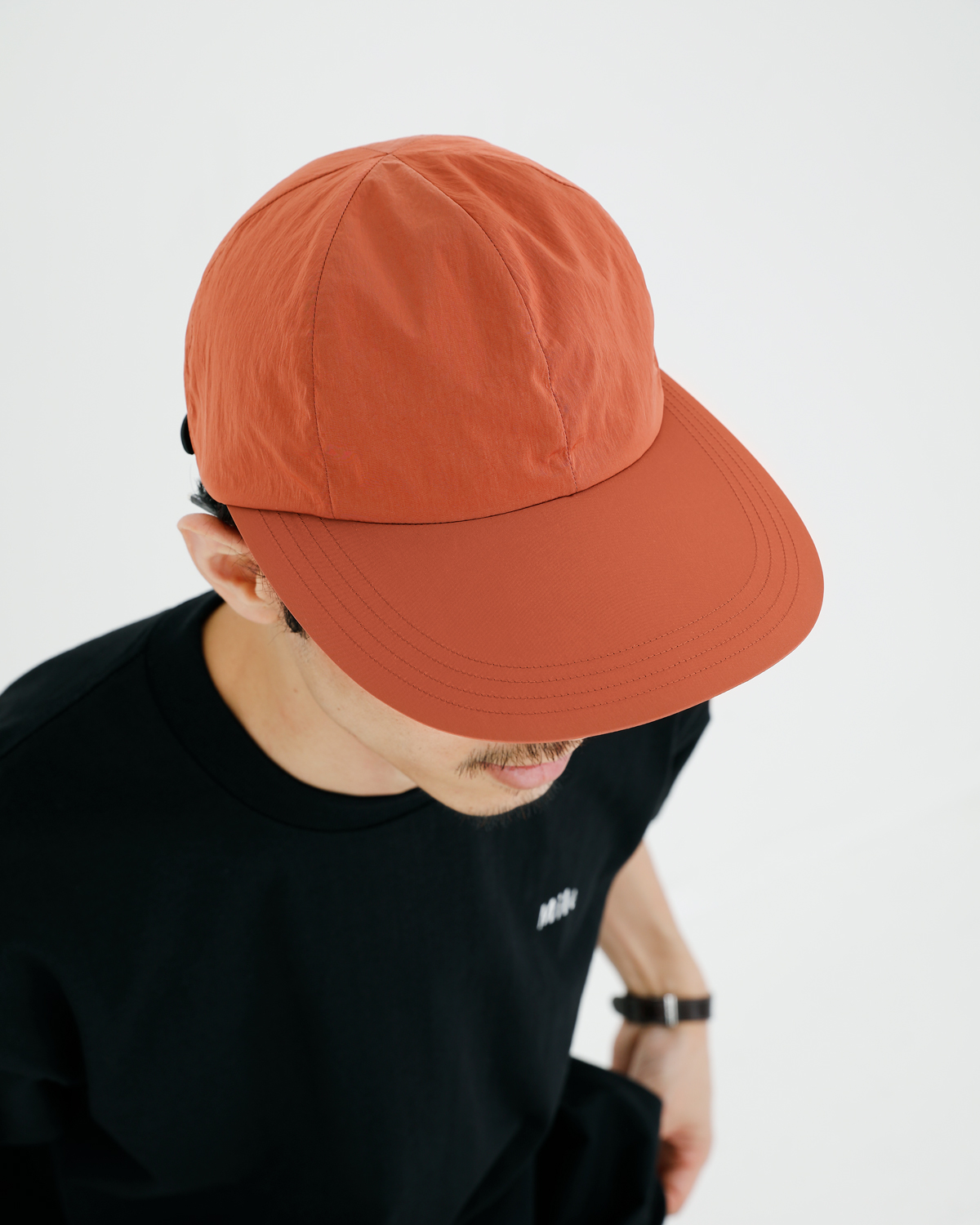 LIGHT NYLON BIG BRIM CAP - Pink｜COMESANDGOES