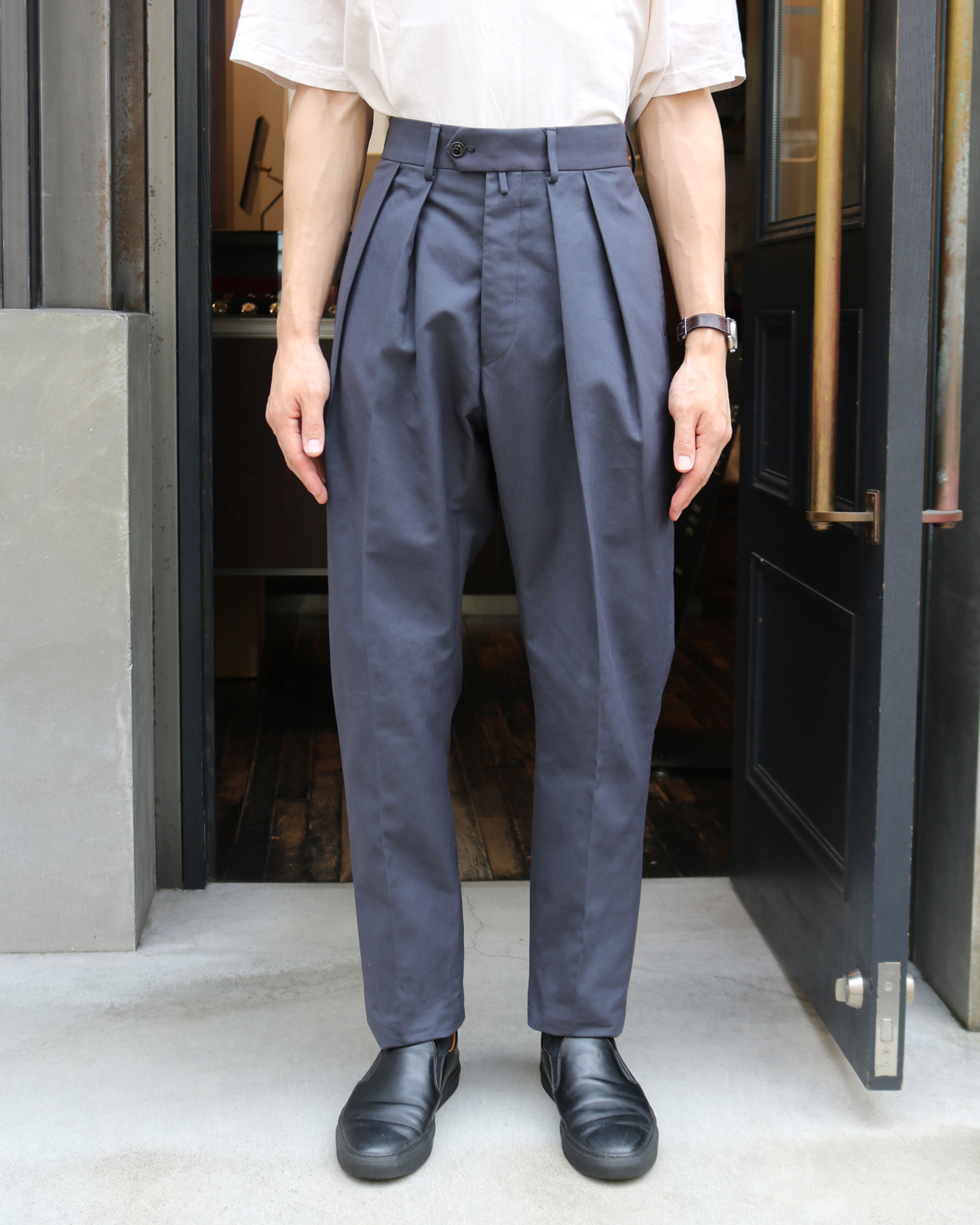 ENGLAND VENTILE｜TAPERED - Charcoal｜NEAT