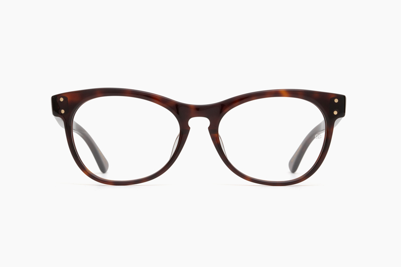 ANNABEL-f – Dark Tortoiseshell｜OLIVER GOLDSMITH