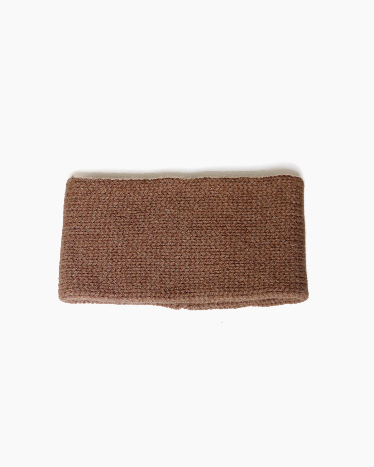 CASHMERE 100 NECK WARMER - Brown｜COMESANDGOES