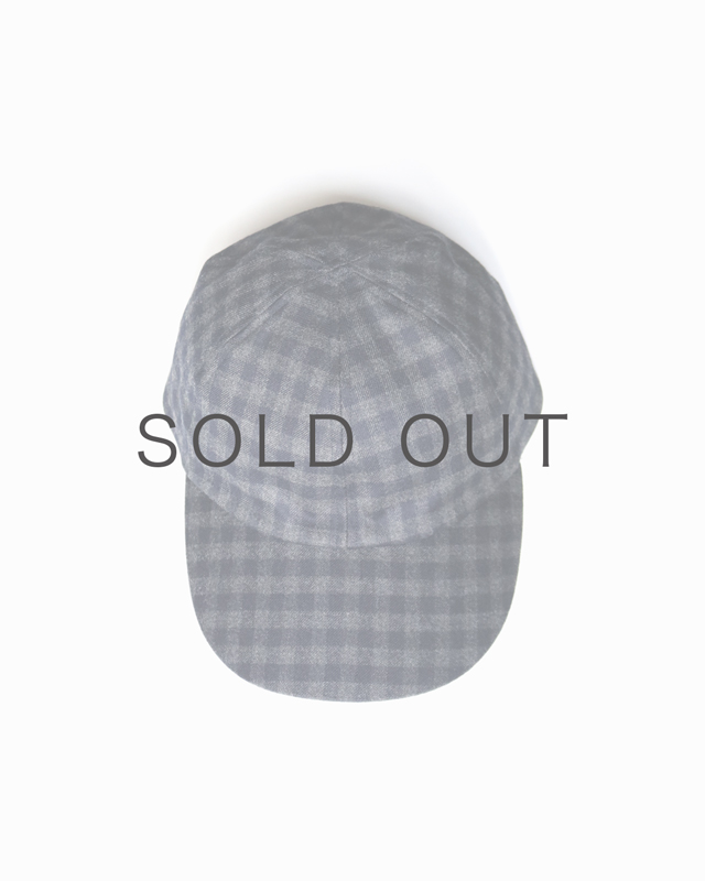 【SALE】CHECK CAP – Gray×Navy｜COMESANDGOES
