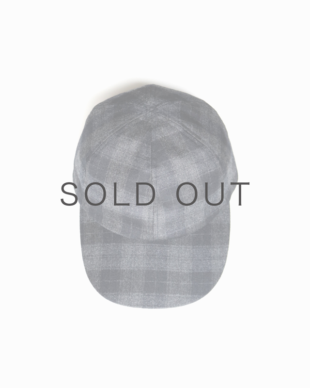 【SALE】CHECK CAP – Gray×Black｜COMESANDGOES