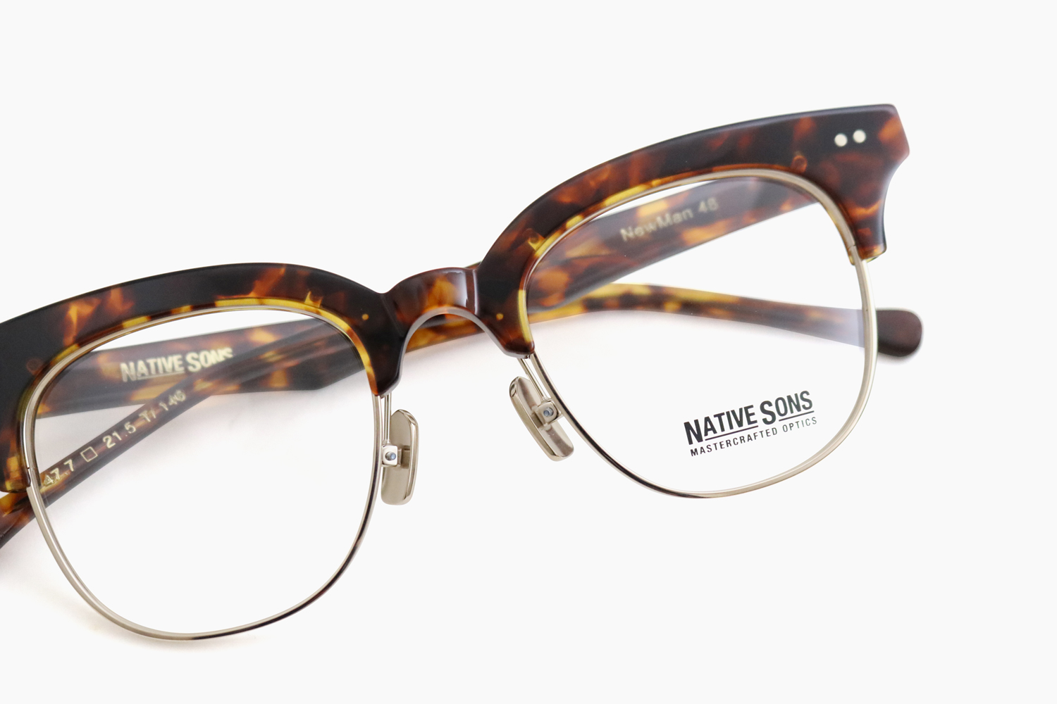 NEWMAN - Brown Tort / SUN-Gold｜NATIVE SONS