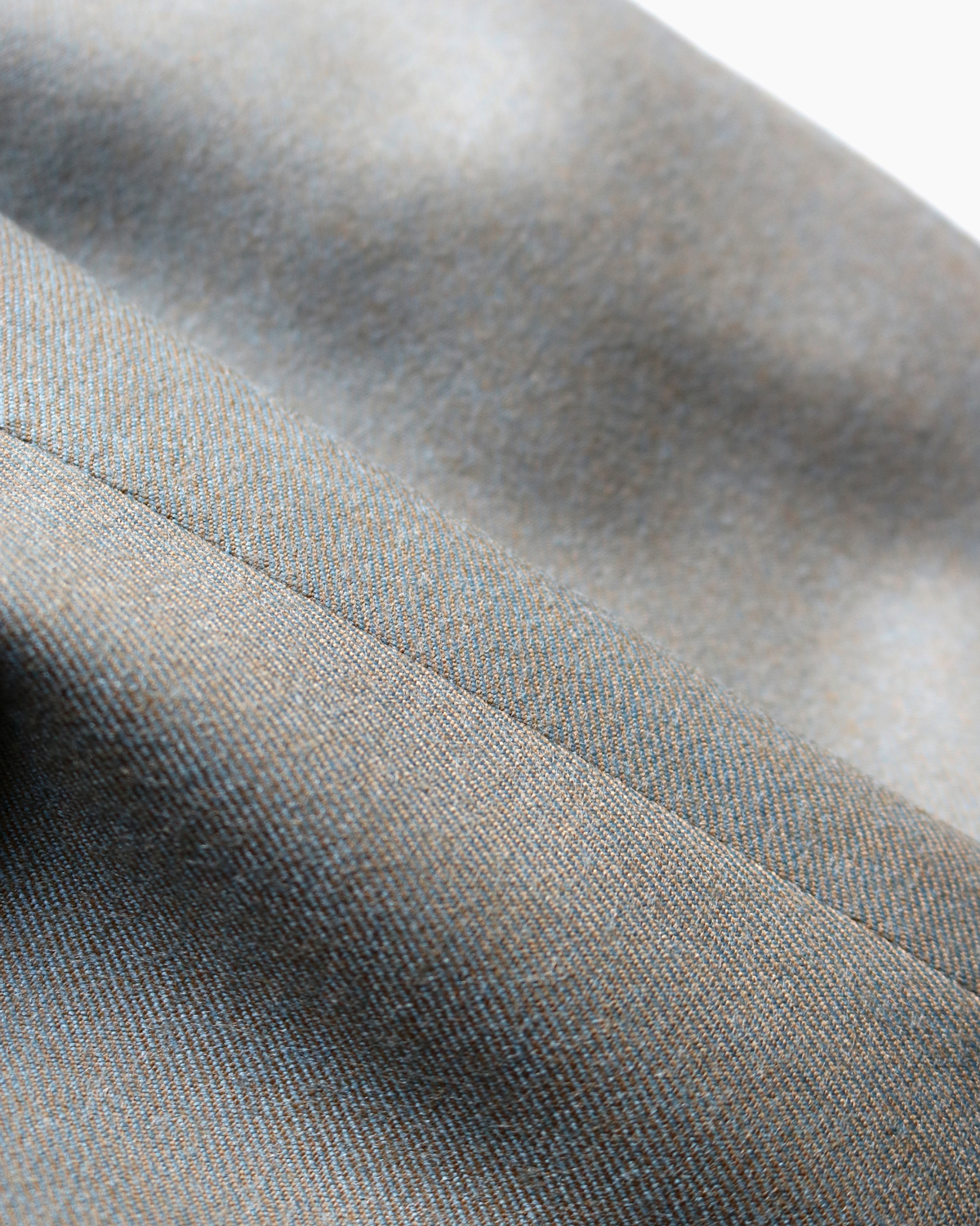 BOWER ROEBUCK FLANNEL｜WIDE - Khaki Gray｜NEAT