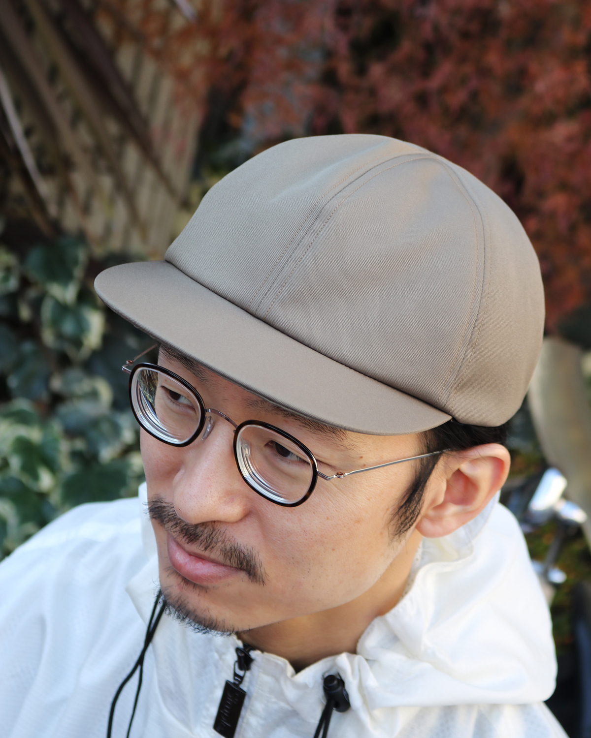 CORDURA LITTLE BRIM CAP - Beige｜COMESANDGOES