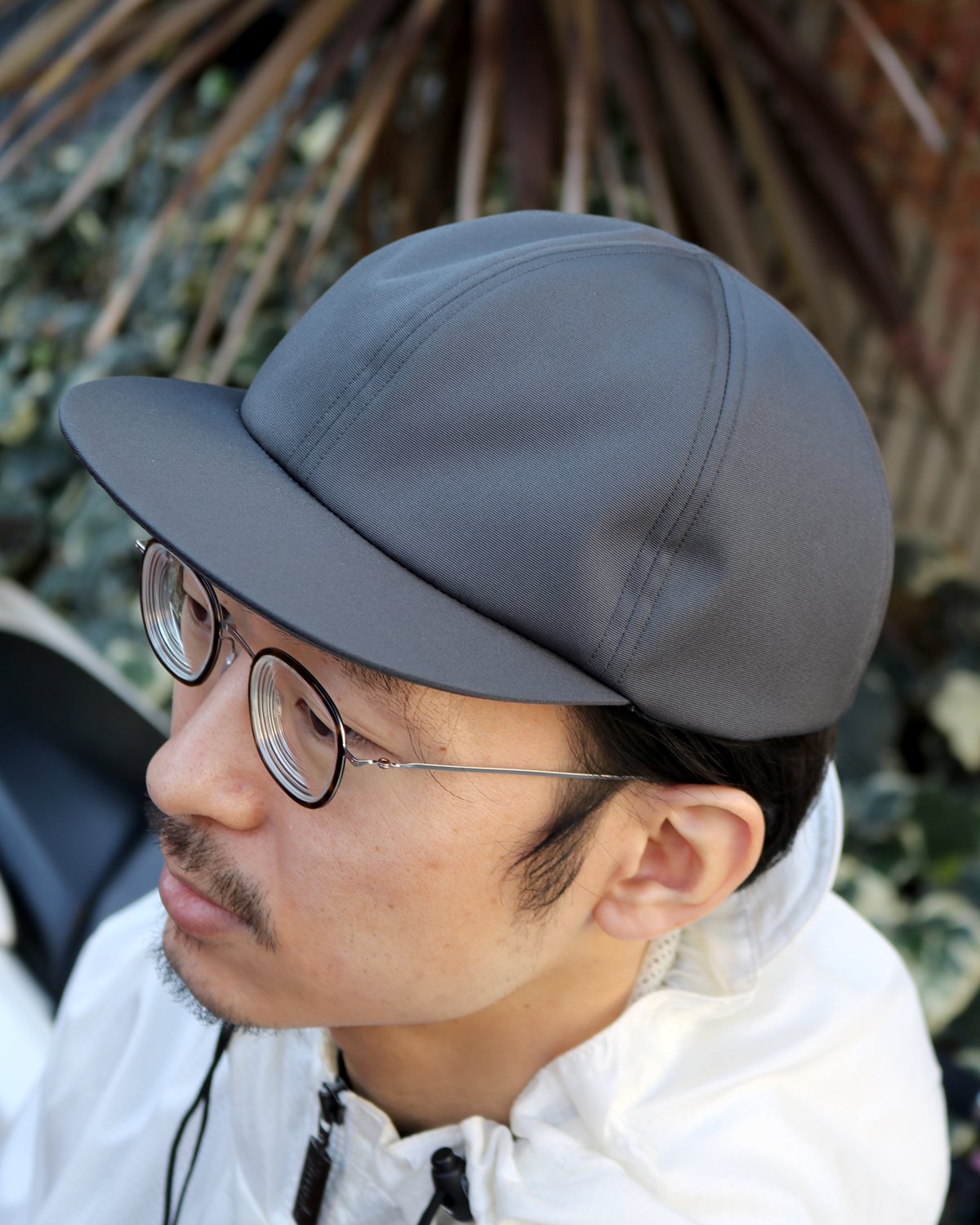 CORDURA LITTLE BRIM CAP -  Charcoal｜COMESANDGOES