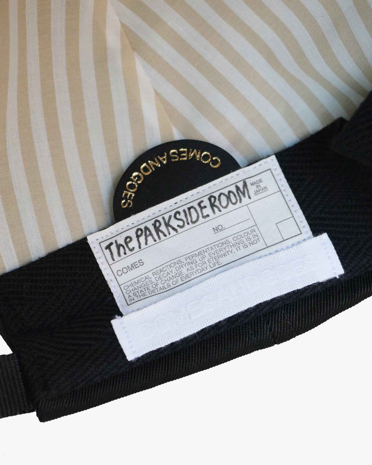 WATERPROOF NYLON＜LITTLE＞ LONG BRIM CAP｜The PARKSIDE ROOM - EXCLUSIVE｜COMESANDGOES