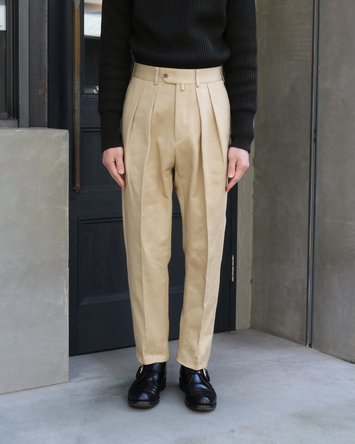 THE KATSURAGI｜TAPERED - BEIGE｜NEAT