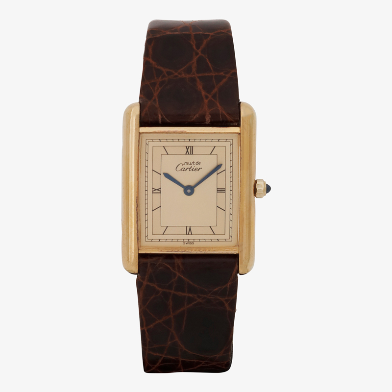 Cartier｜must de Cartier TANK LM｜Four Point Roman Dial｜Ivory – 90’s｜Cartier (Vintage Watch)