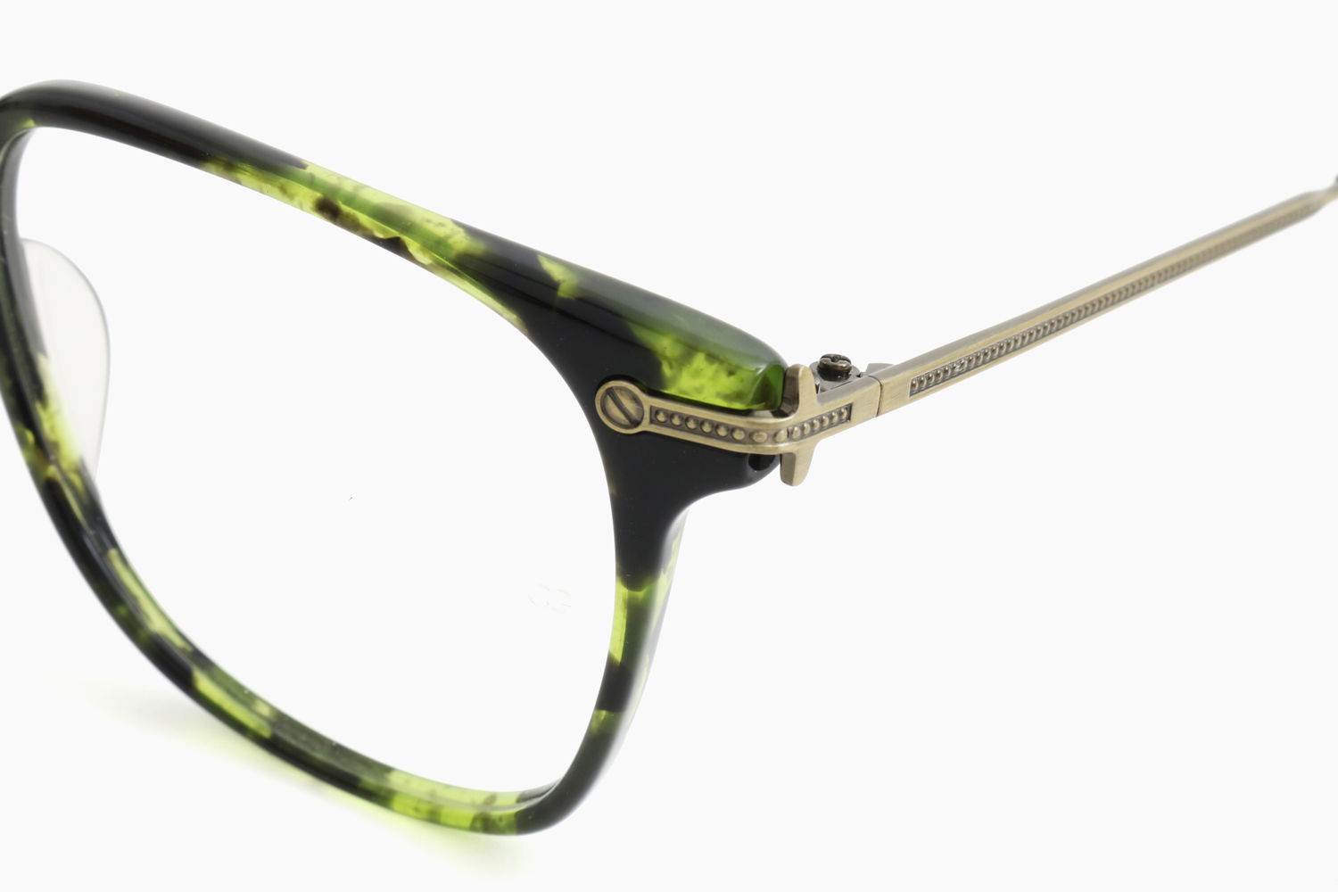 ASCOT - Green Tortoiseshell｜OLIVER GOLDSMITH