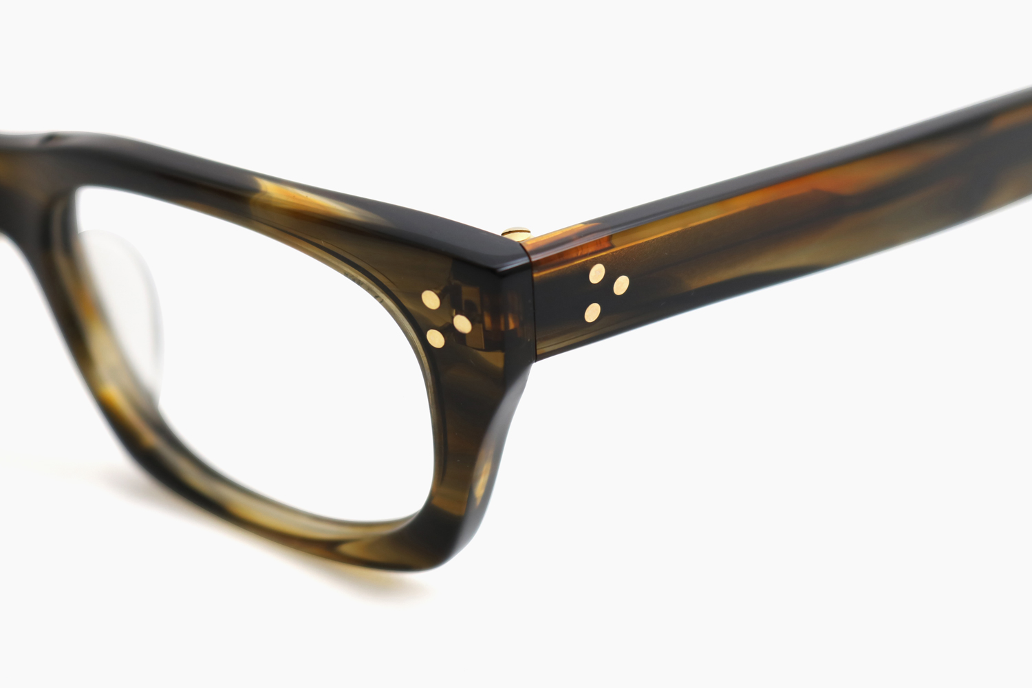 VICE CONSUL-ss - Olive Tortoiseshell｜OLIVER GOLDSMITH