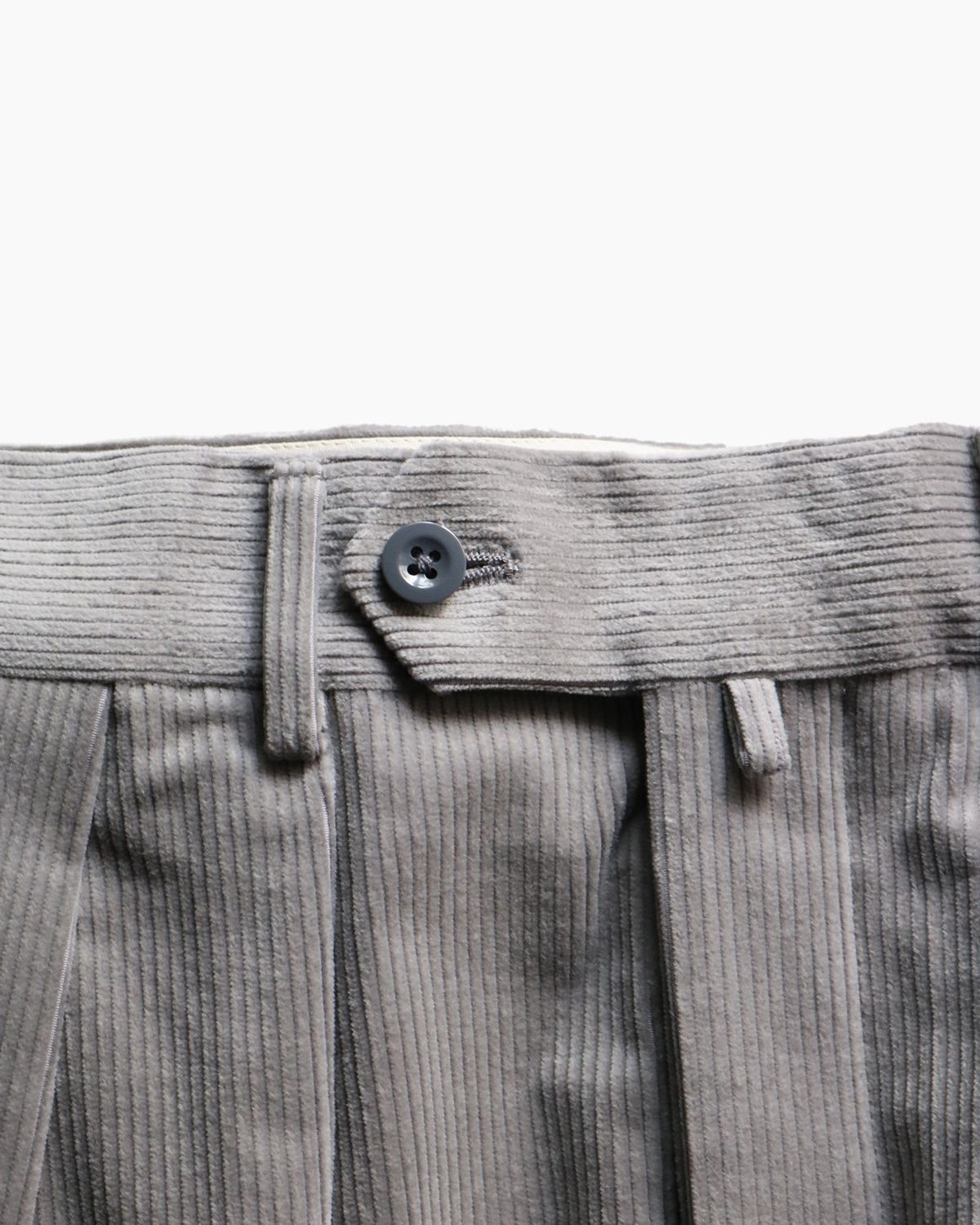 FRENCH CORDUROY｜TAPERED - Gray｜NEAT