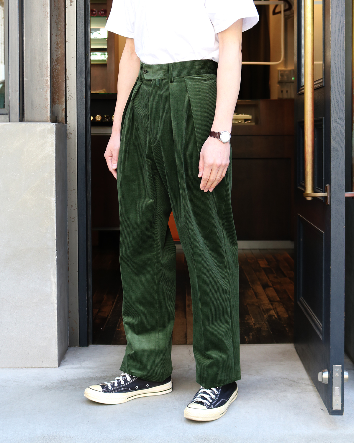 NEAT｜FRENCH CORDUROY｜STANDARD - Green｜PRODUCT｜Continuer Inc ...