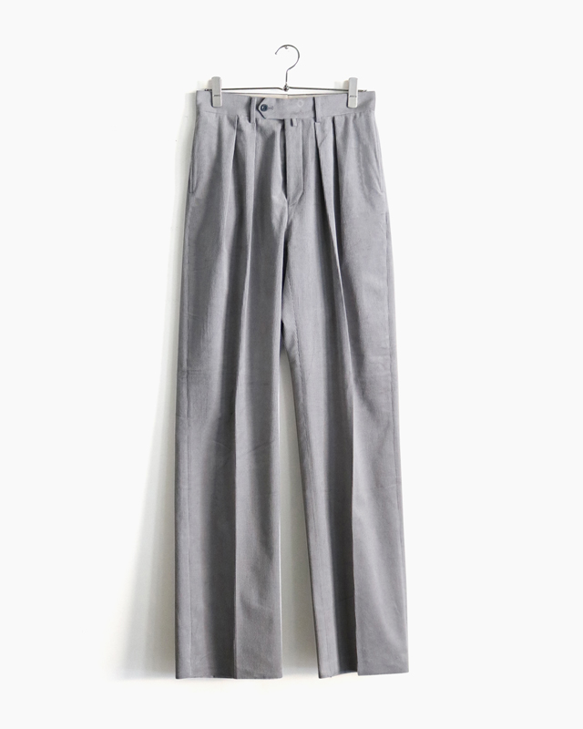 FRENCH CORDUROY｜WIDE – Gray｜NEAT