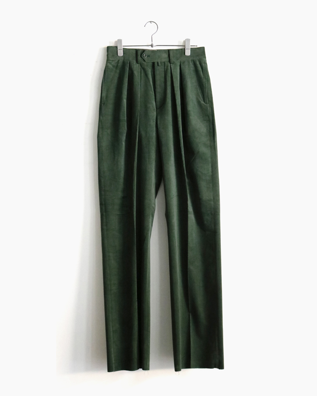 FRENCH CORDUROY｜WIDE – Green｜NEAT