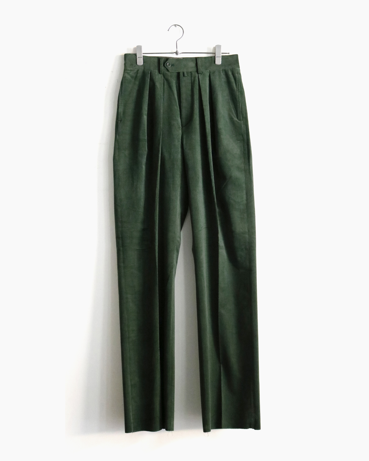 FRENCH CORDUROY｜WIDE - Green｜NEAT