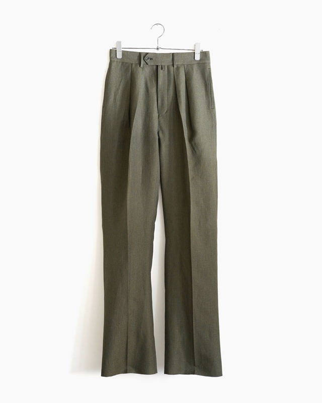 FOX BROTHERS W/L DOTS LINE｜WIDE – Olive｜NEAT