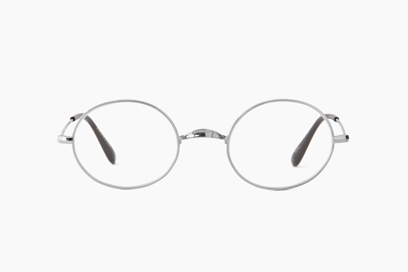 Oliver Goldsmith Oval/Pro 銀縁メガネ-