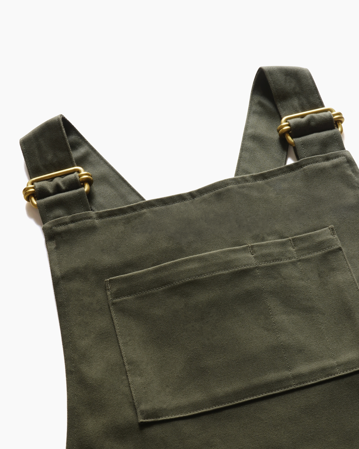 NEAT｜COTTON SATIN │OVERALL - OLIVE｜PRODUCT｜Continuer Inc 