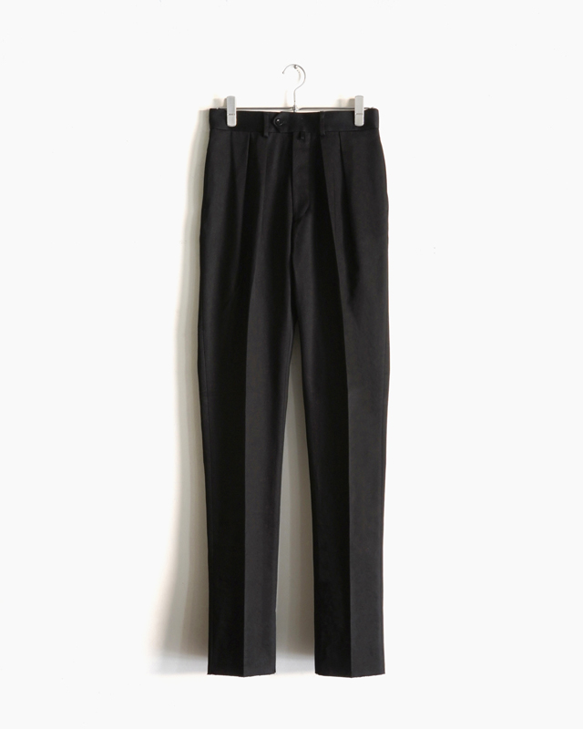 NEAT｜COTTON SATIN │TAPERED - BLACK｜PRODUCT｜Continuer Inc 
