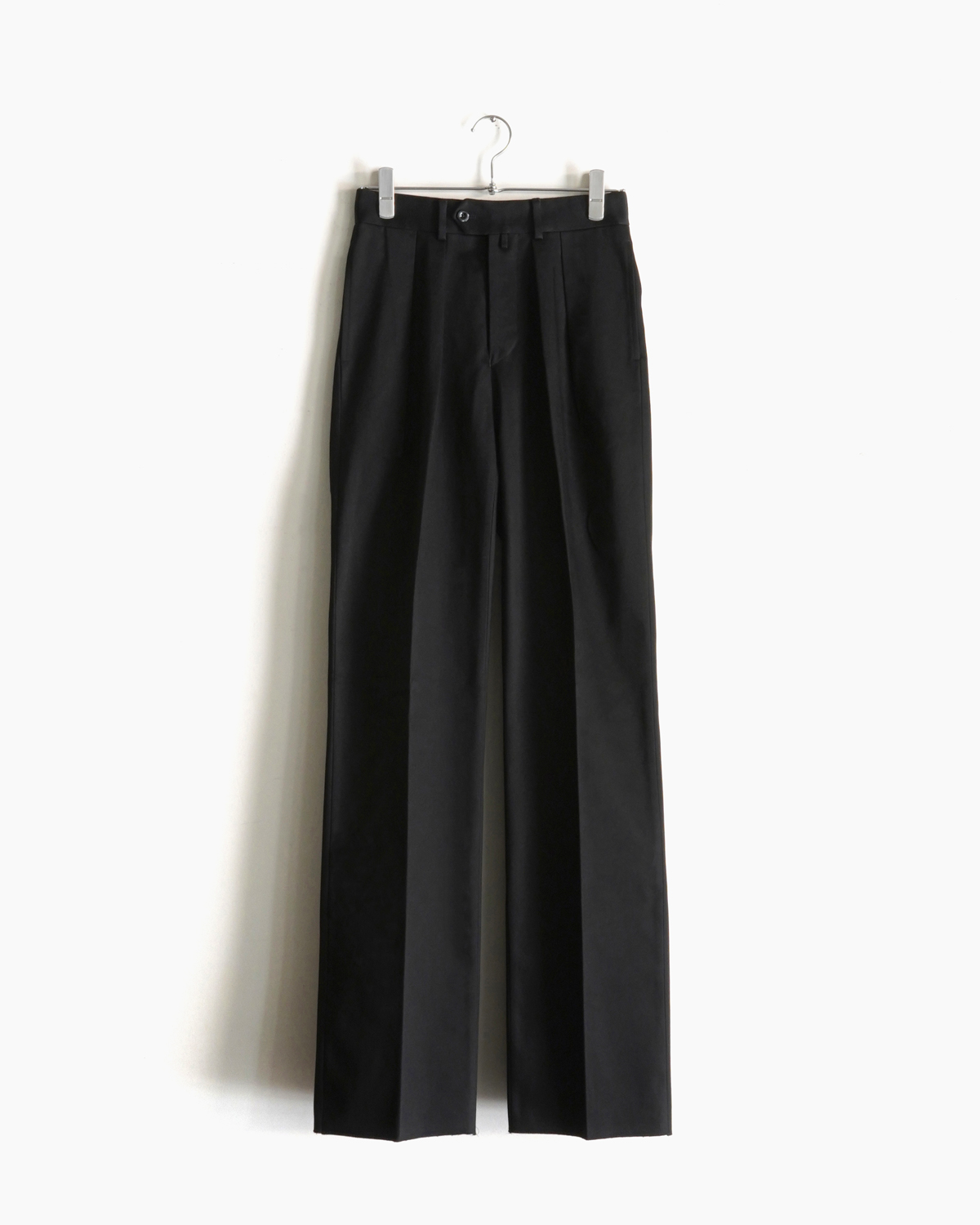 COTTON SATIN │WIDE - BLACK｜NEAT