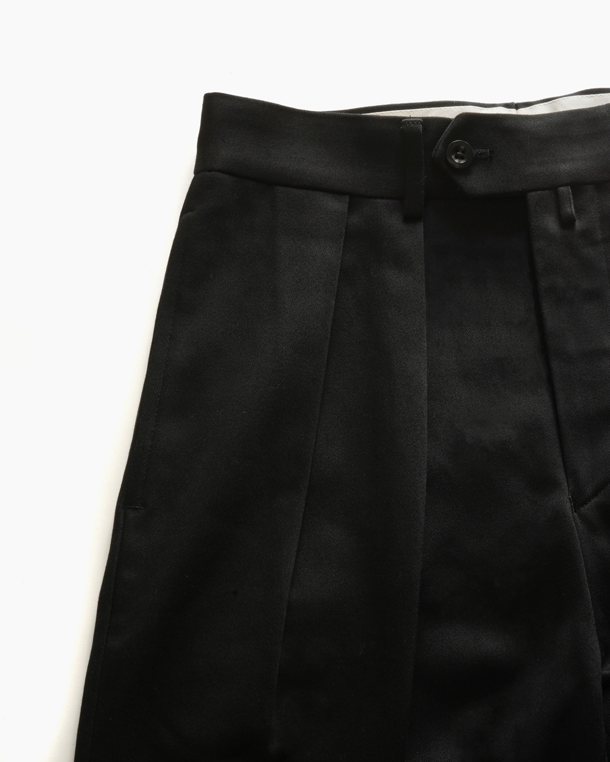 COTTON SATIN │WIDE - BLACK｜NEAT