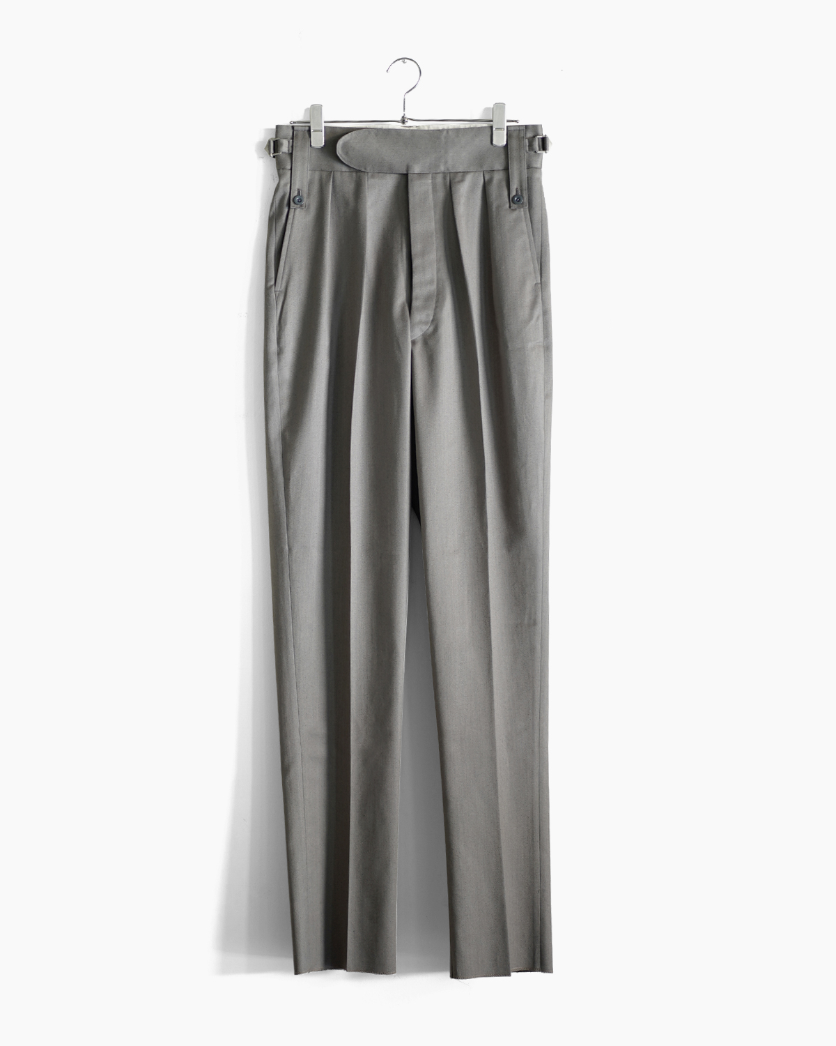MOON SPORTING HERITAGE GABARDINE TWILL｜BELTLESS - Gray｜NEAT