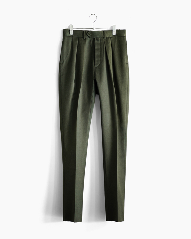 MOON SPORTING HERITAGE GABARDINE TWILL｜TAPERED – Olive｜NEAT