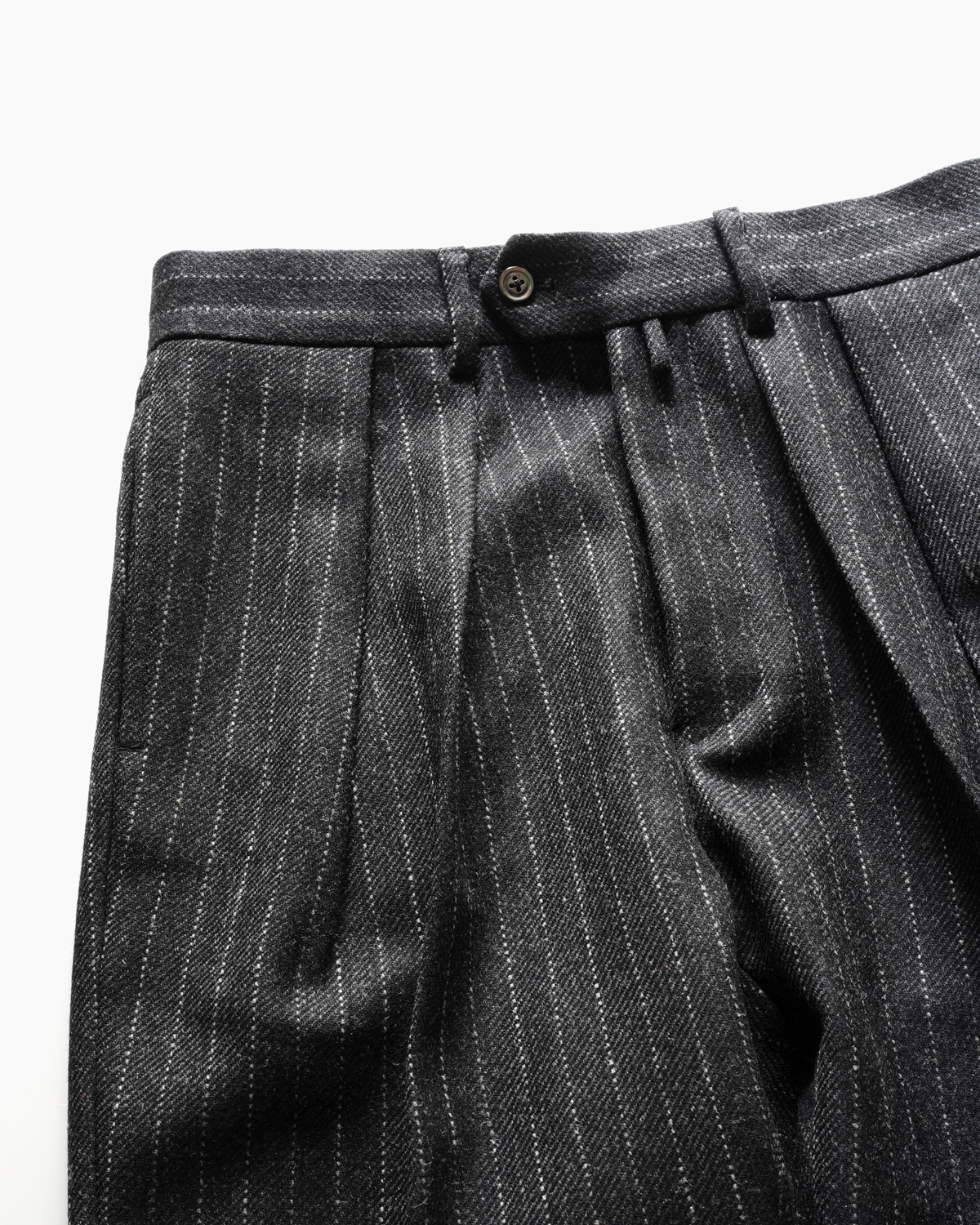 LOVAT TWEED CHALK STRIPE ｜STANDARD - CHARCOAL｜NEAT