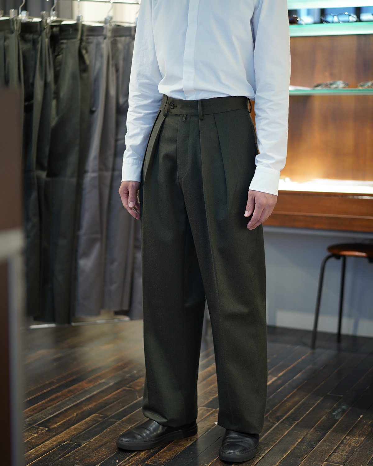 NEAT｜MOON SPORTING HERITAGE GABARDINE TWILL｜WIDE - Olive｜PRODUCT｜Continuer  Inc.｜メガネ・サングラス｜Select Shop