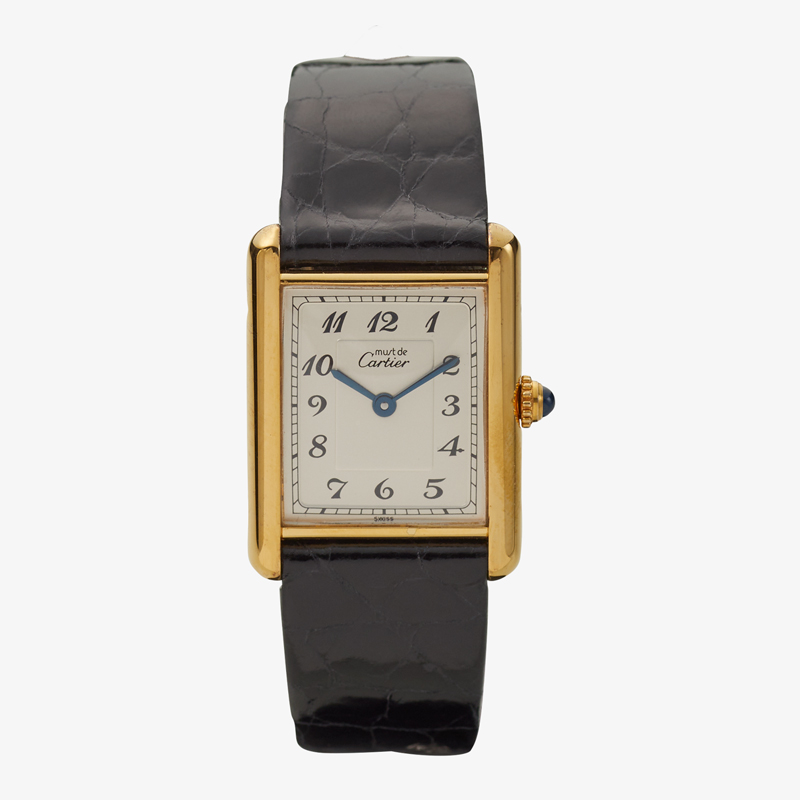 Cartier｜must de Cartier TANK LM｜Aribic Dial｜White – 90’s｜Cartier (Vintage Watch)