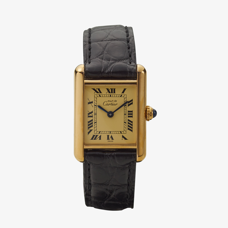 Cartier｜must de Cartier TANK SM｜Ivory Roman – 90’s｜Cartier (Vintage Watch)