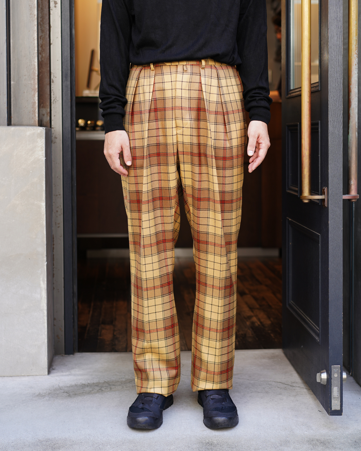 LOCHCARRON TARTAN CHECK ｜STANDARD - Beige Orange｜NEAT