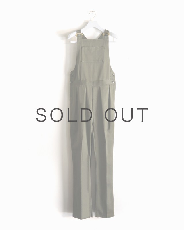 NEAT｜COTTON SATIN │OVERALL - OLIVE｜PRODUCT｜Continuer Inc 
