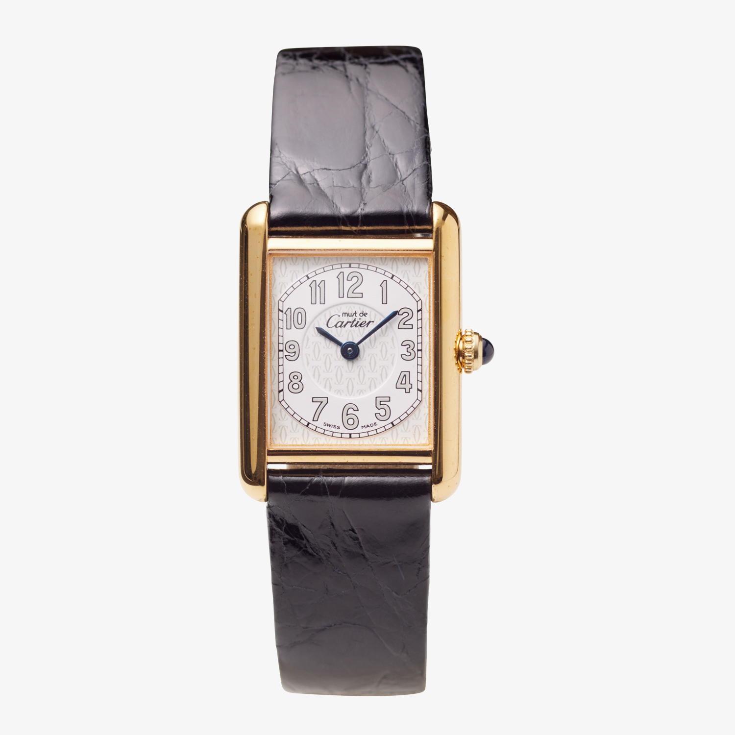 SOLD OUT｜Cartier｜must de Cartier TANK MM｜Ellipse Arabic Dial｜White - 90's｜Cartier (Vintage Watch)
