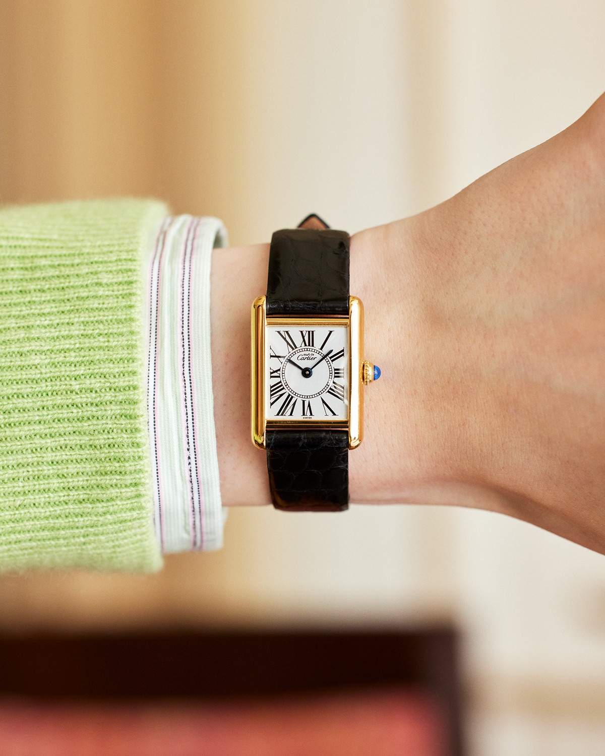 Cartier｜must de Cartier TANK SM｜OPARAN - 90's｜Cartier (Vintage Watch)