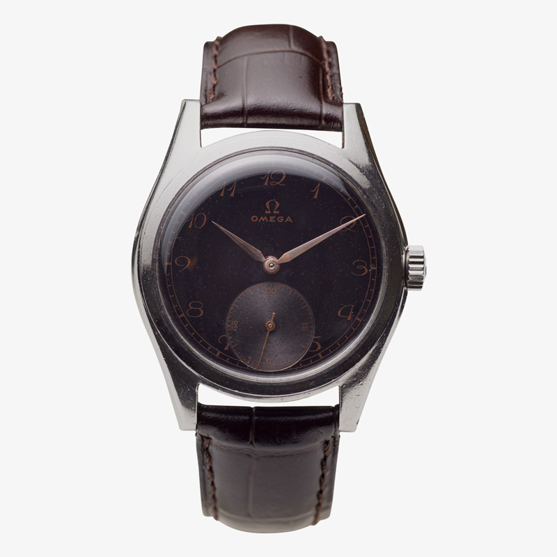 OMEGA｜Black Dial – Copper Index｜Small Second｜SS – 40’s｜OMEGA (Vintage Watch)