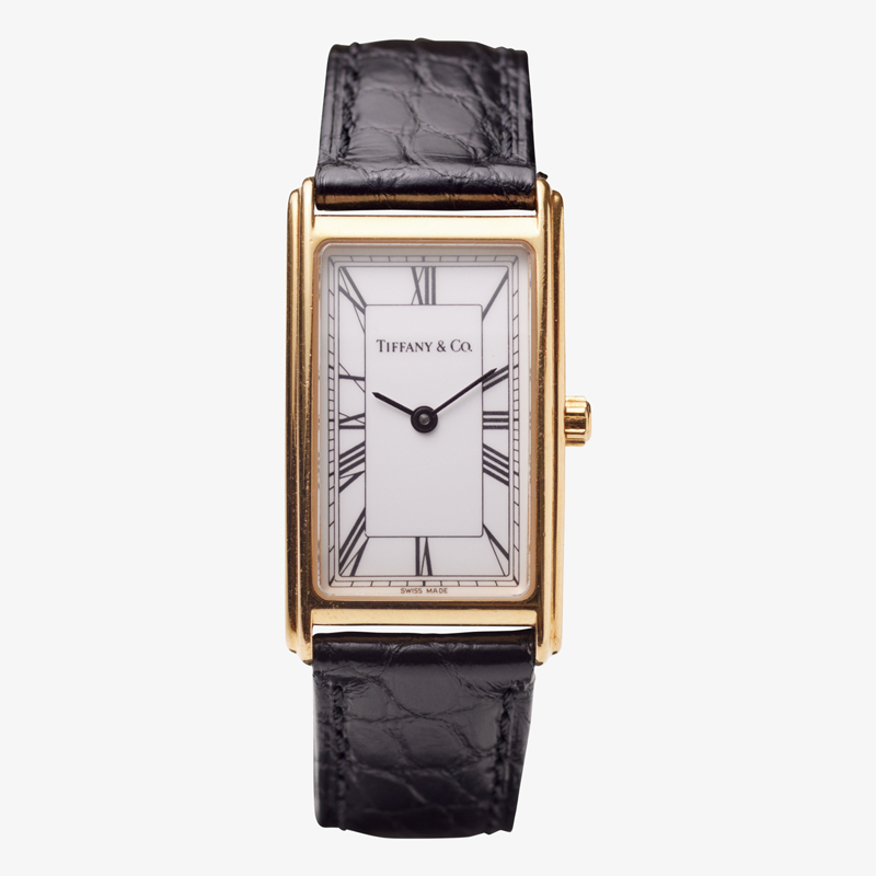 Tiffany & Co.｜Rectangle Roman Dial｜18KYG – 90’S｜TIFFANY & Co. (Vintage Watch)