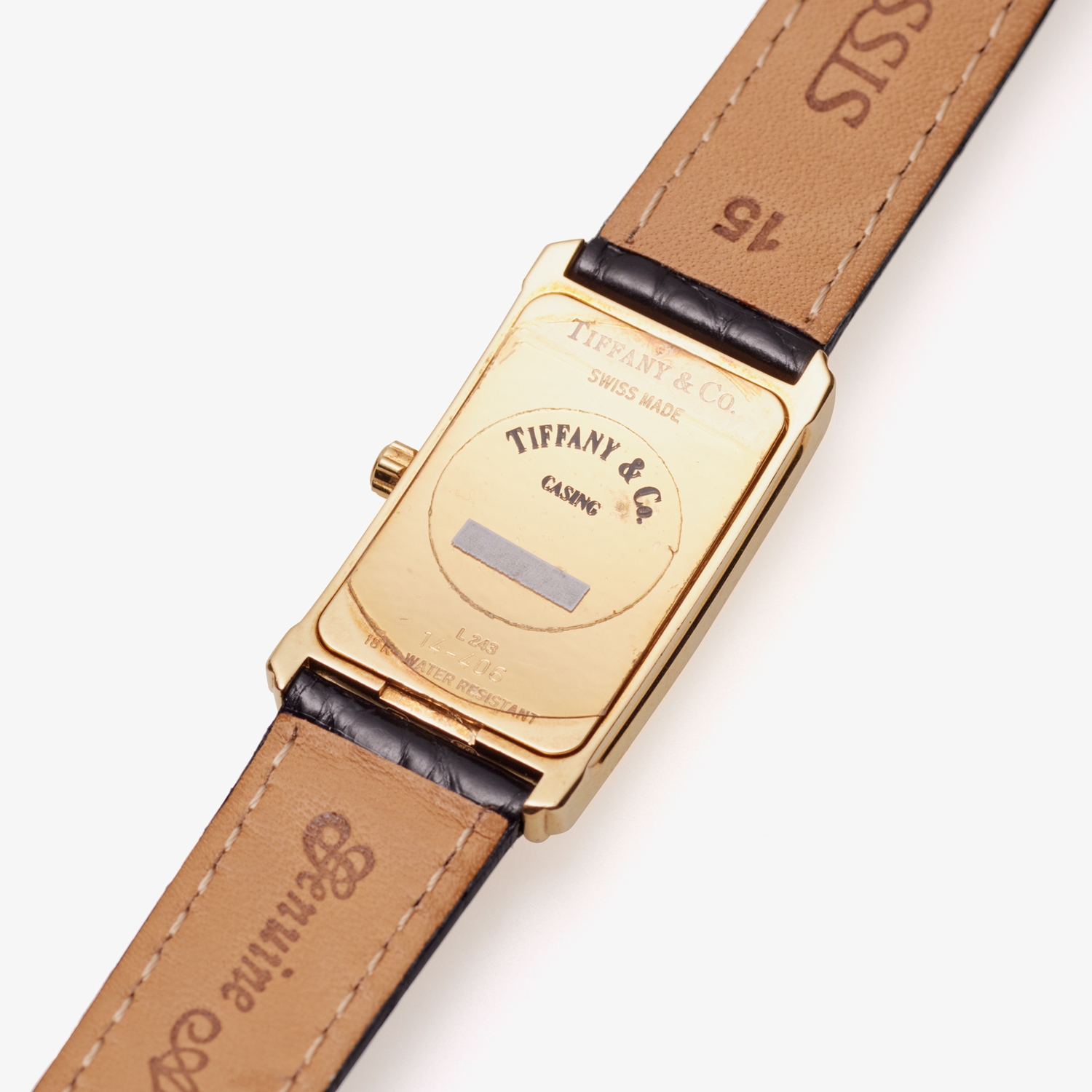 Tiffany & Co.｜Rectangle Roman Dial｜18KYG - 90'S｜TIFFANY & Co. (Vintage Watch)