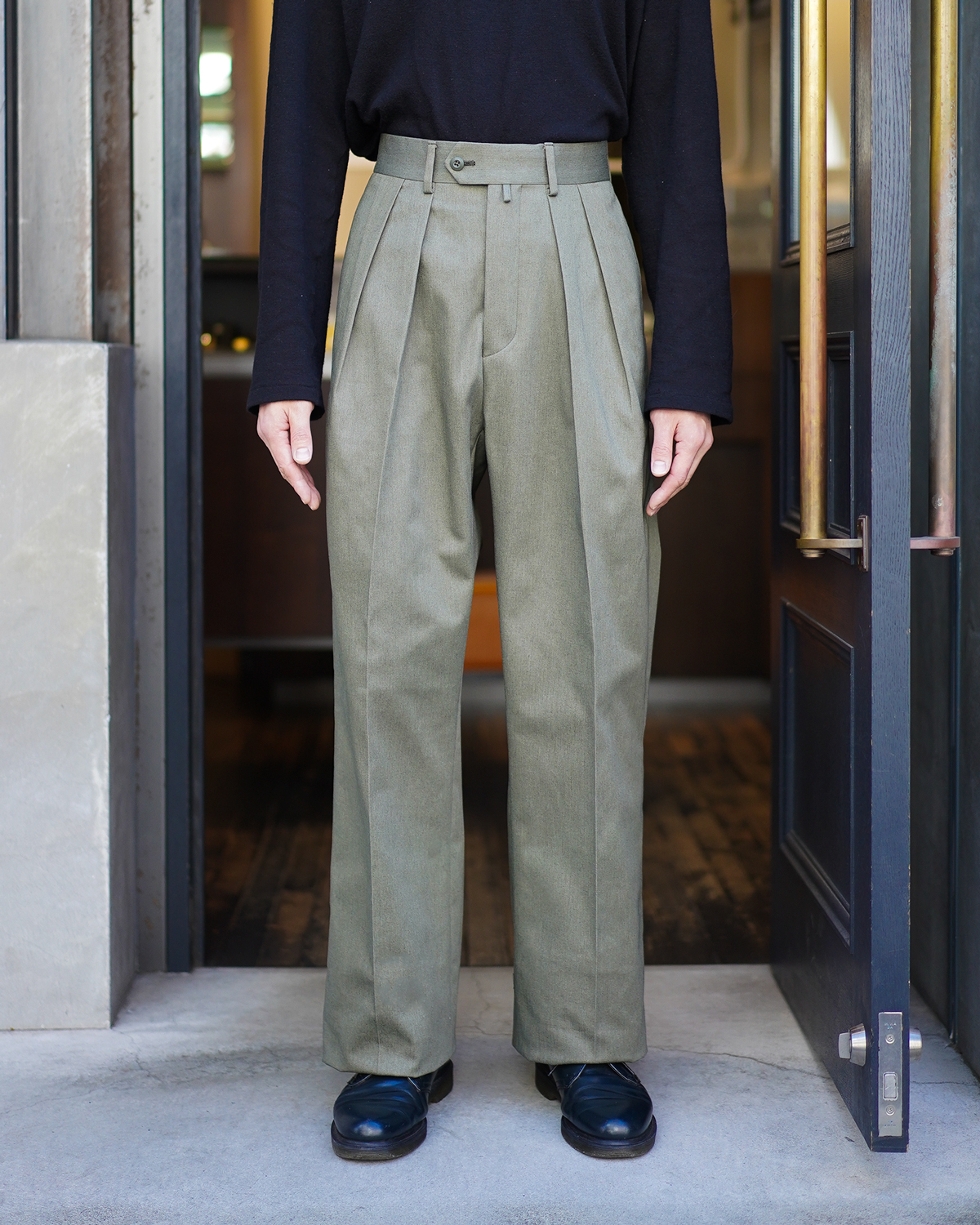 70's US BAKER｜WIDE - Khaki｜NEAT