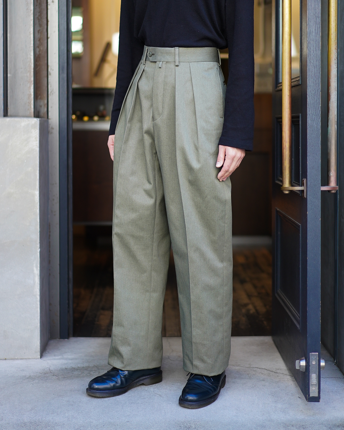 70's US BAKER｜WIDE - Khaki｜NEAT