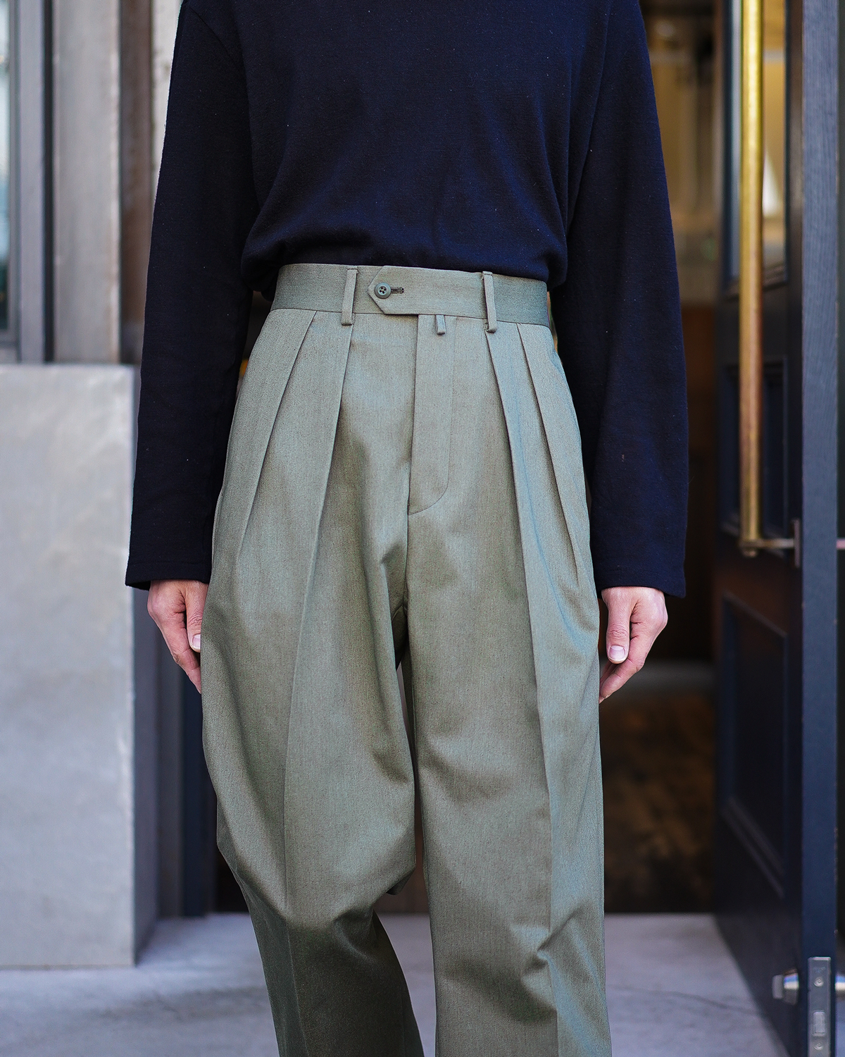 70's US BAKER｜WIDE - Khaki｜NEAT