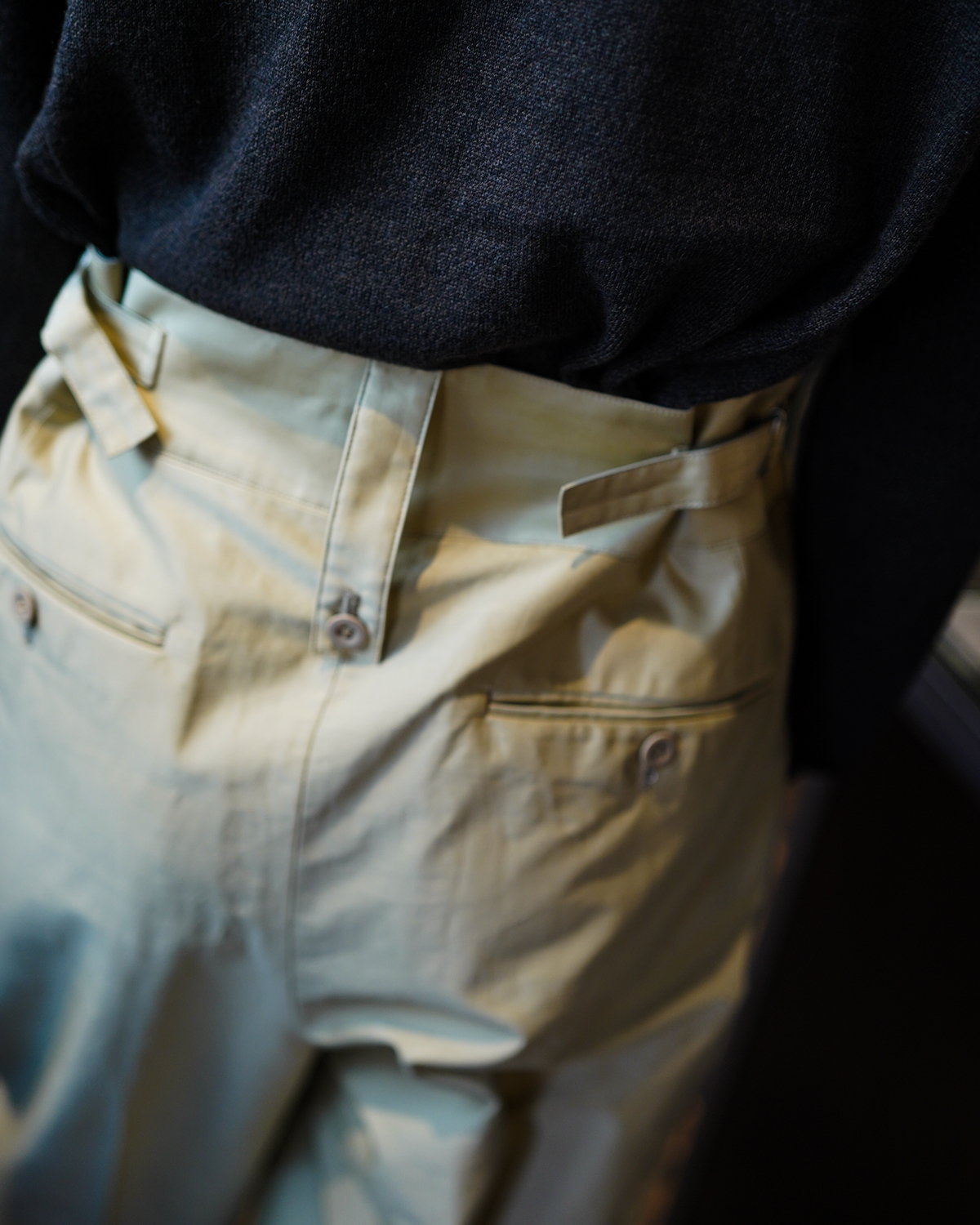 GIZA MOLESKIN LIGHT｜BELTLESS - Beige｜NEAT