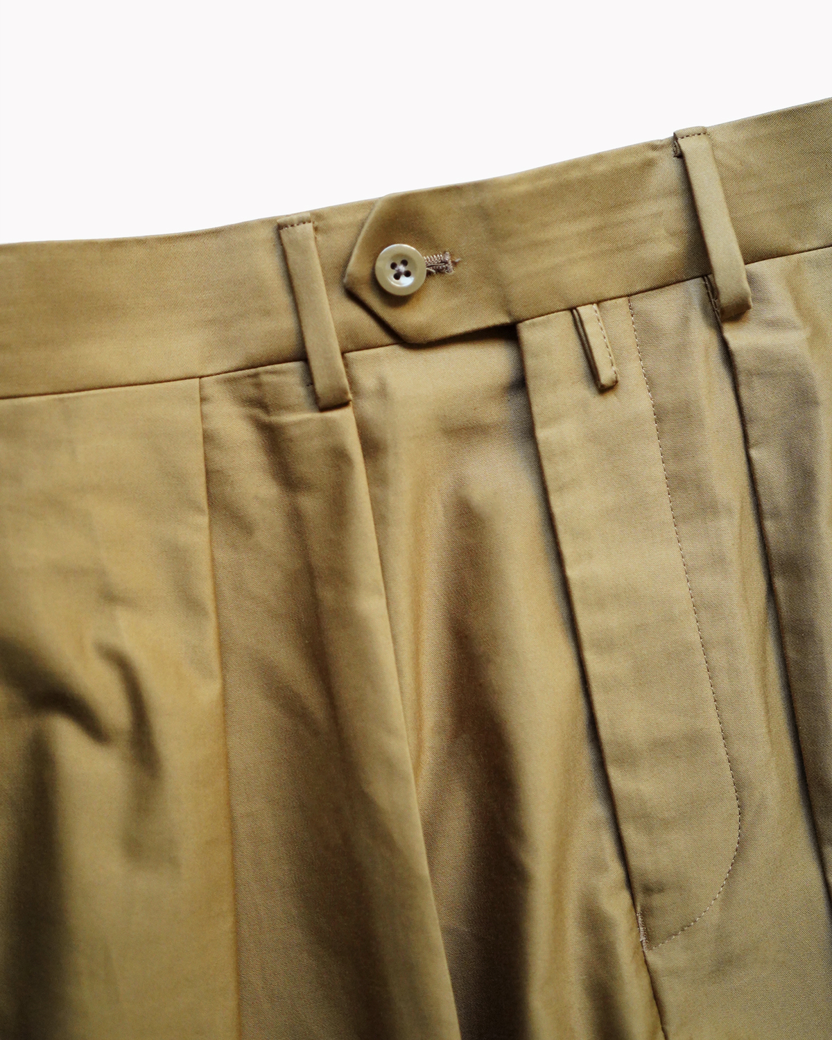 GIZA MOLESKIN LIGHT｜WIDE - Khaki｜NEAT