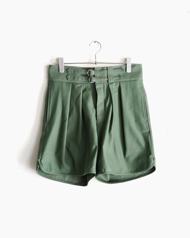 80’s US LAUNDRY｜GURKHA SHORTS – Olive｜NEAT