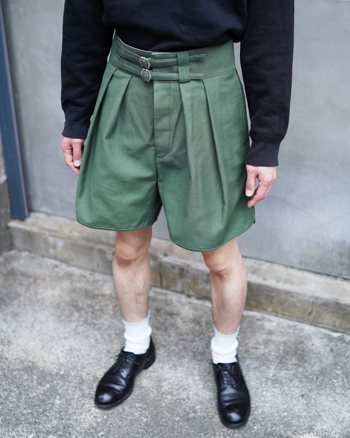 80's US LAUNDRY｜GURKHA SHORTS - Olive｜NEAT