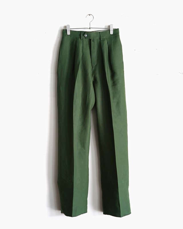 SPENCE BRYSON LINEN｜WIDE – Green｜NEAT