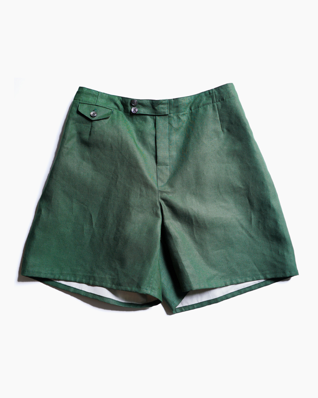 SPENCE BRYSON LINEN｜CLASSIC SWIM SHORTS – Green｜NEAT